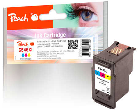PI100-225 | Peach Inkoustová náplň Canon CL546XL color