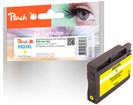 PI300-415 | Peach Inkoustová náplň HP No 933XL žlutá (yellow), kompatibilní s CN056AE
