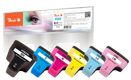 PI300-507 | Peach MultiPack komp s HP Photosmart 363 barevná inkoustová náplň (colors)