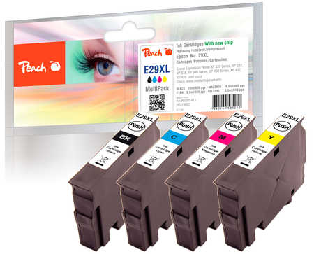 PI200-413 | Peach sada Multipack ink náplní Epson No29XL, T2996 (K + C + M + Y), NC