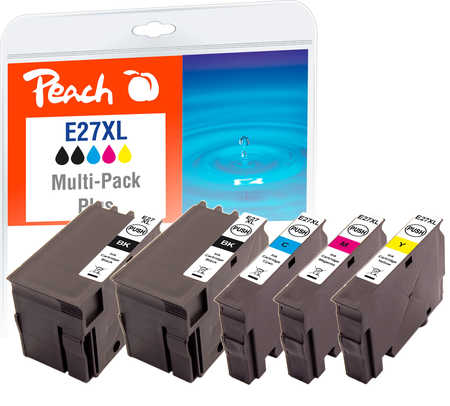 PI200-355 | Peach Sada Multipack Plus kompatibilních náplní EPSON 2x č 27XL (T2711) + 27XL (T2712, T2713, T2714)