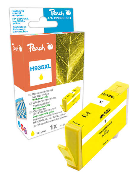 PI300-631 | Peach Inkoustová náplň žlutá (yellow), kompatibilní s HP 935XL, C2P26AE