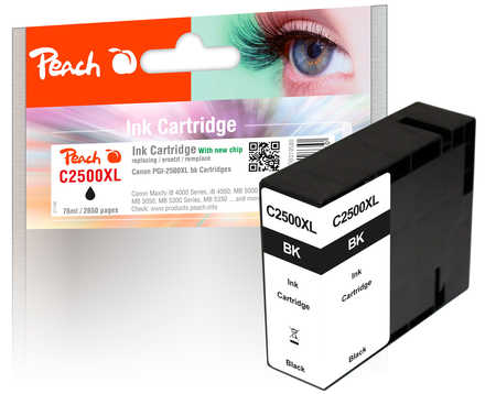 PI100-278 | Peach Canon MAXIFY PGI-2500XLBK, černá (black)