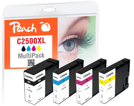 PI100-283 | Peach Sada Multi-Pack Canon MAXIFY PGI-2500XL