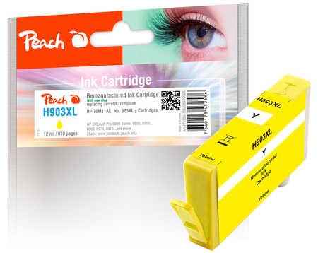 PI300-766 | Peach inkoustová náplň žlutá s čipem kompatibilní s 903XL, T6M11AE