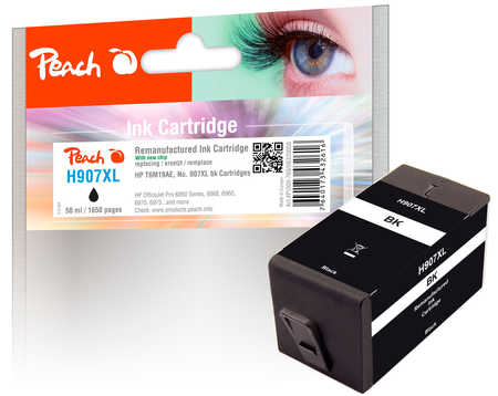 PI300-769 | Peach inkoustová náplň černá s čipem kompatibilní s 907XL, T6M19AE