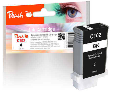 PI100-345 | Peach Canon 29952627, PFI-102 inkoustová náplň černá (black)