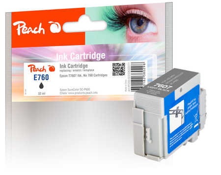 PI200-622 | Peach Inkoustová náplň Epson T7607 světlá černá (light black), kompatibilní náplň