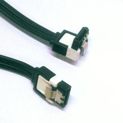 Kabel datový SATA III, konektor 90&deg; - 0,5 m