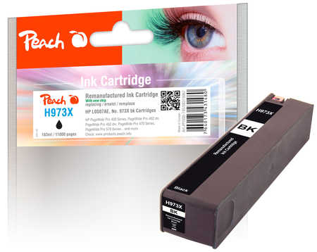 PI300-745 | Peach Inkoustová náplň kompatibilní s HP č 973X (L0S07AE) - černá (black), REM s čipem