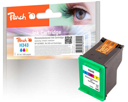 PI300-161 | Peach HP 343 color - inkoustová náplň barevná - C8766EE