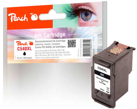 PI100-156 | Peach Canon PG-540XL, inkoustová náplň černá (black)