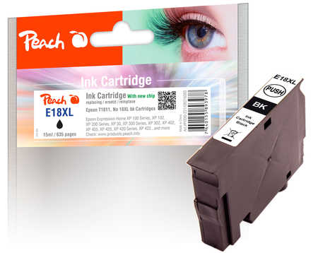 PI200-231 | Peach Epson T1811, T181 černá (black) kompatibilní