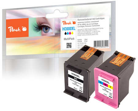 PI300-398 | Peach sada MultiPack HP 300 XL černá + barevná, kompatibilní