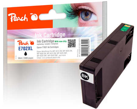 PI200-227 | Inkoustová náplň Peach kompatibilni s T7021, černá (black)