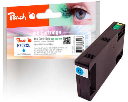 PI200-228 | Inkoustová náplň Peach kompatibilní s T7022, azurová (cyan)
