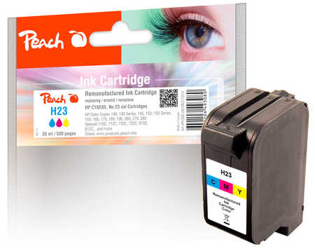 PI300-08 | Peach Inkoustová patrona barevná, kompatibilní s Kodak / HP č 23 (C1823D)