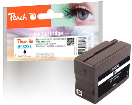 PI300-412 | Peach Inkoustová náplň HP No 932XL černá (black), kompatibilní s CN053AE