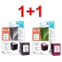 sada ink. náplní kompatibilních s HP 901 černá + HP 901 barevná (1+1)