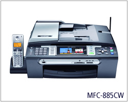 Inkoustové náplně pro tiskárnu Brother MFC-885CW
