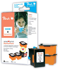 Inkoustové náplně pro tiskárny HP - Snap`n print systém - HP č. 338